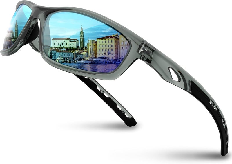 RIVBOS Sunglasses for Men Women Polarized UV Protection Sports Fishing Driving Shades Cycling RB833 - Image 1
